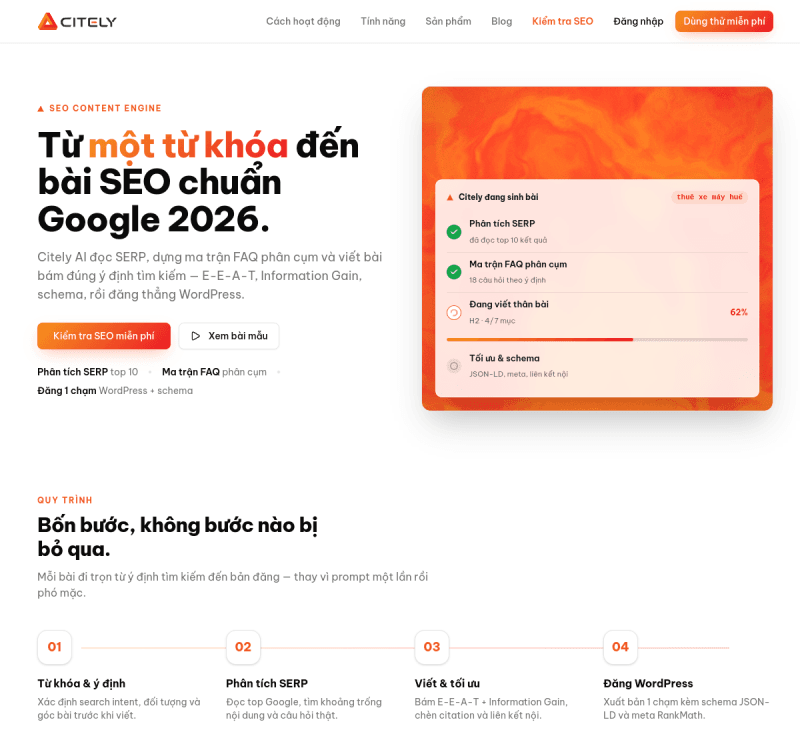 Giao diện citely-seo.com