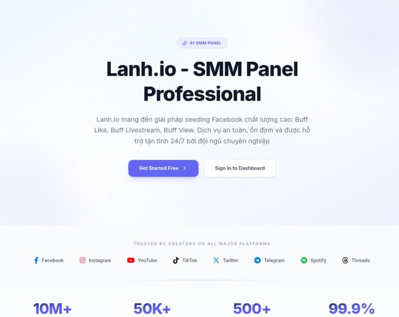 Giao diện Lanh.io